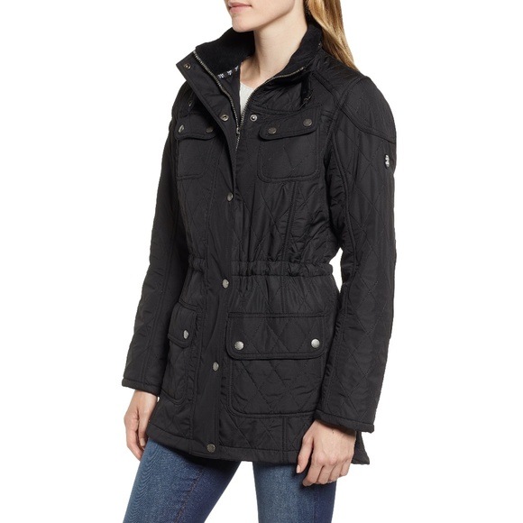 barbour arrow quilted anorak